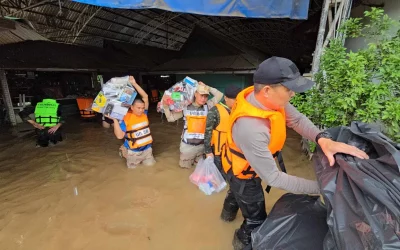 ฝนถล่มชายแดนไทย-เมียนมา